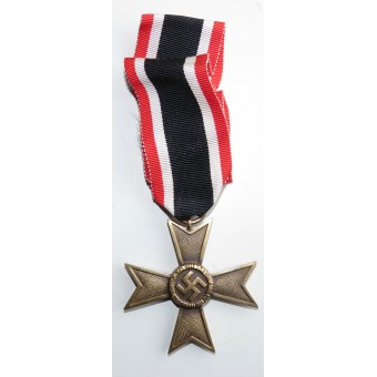 KVK II avec noswords, le mérite de croix de guerre 1939 avec un ruban plein 29 cm. Espenlaub militaria