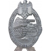 Нагрудный знак Panzerkampfabzeichen in Silber F Wiedmann