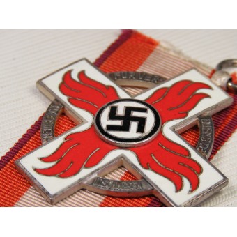Reichsfeuerwehr-Ehrenzeichen 2. Stufe 1938. 3er Reich alemán bombero Cruz de Honor. Espenlaub militaria