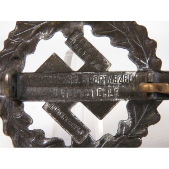Нагрудный знак за спортивные заслуги СА- SA-Sportabzeichen in Bronze. Espenlaub militaria