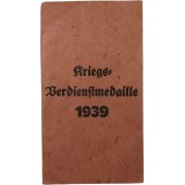 Упаковочный конверт для медали "Kriegsverdienstmedaille 1939"