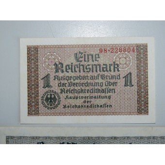 Set of 3rd Reich war time banknotes for Ostland. Espenlaub militaria