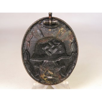 Terzo Reich L / 14 distintivo Ferita in nero. Espenlaub militaria