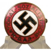 Early NSDAP membership badge "6", Karl Hensler