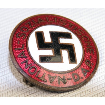 Ранний членский знак NSDAP 6-Karl Hensler-Pforzheim выпуска до 1935 г. Espenlaub militaria