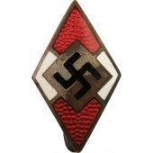 Insignia de miembro de las Juventudes Hitlerianas M 1/6 RZM-Karl Hensler