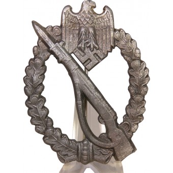 Infanteriets överfallsmärke i silver. GWL-märkt. Espenlaub militaria