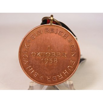 Medaille Ter herdenking van 1 oktober 1938. Espenlaub militaria