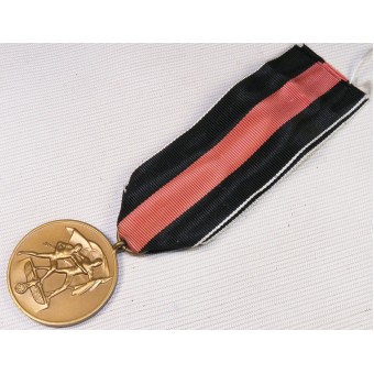 Medalj Till minne av den 1 oktober 1938, för att hedra anslutningen av Sudetenregionerna.. Espenlaub militaria