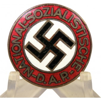 NSDAP: n jäsenmerkki, varhainen numero ennen RZM -standardia. Espenlaub militaria