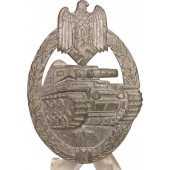 PAB clase plata, insignia de asalto de tanque. Kriegsmetall