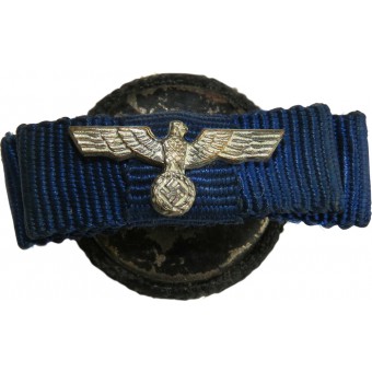 Наградная колодка в лацканную петлю к медали За 4 года службы в вермахте. Espenlaub militaria