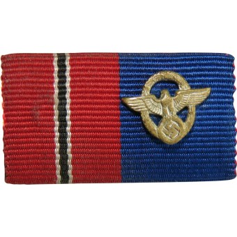 The Eastern Company and the Long service in the Reich police medals ribbon bar.. Espenlaub militaria