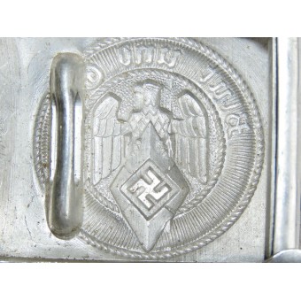Jeunesses hitlériennes boucle en aluminium M4 / 95 RZM Franz Weinrank. Espenlaub militaria