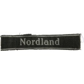 Waffen SS, манжетная лента " Nordland " BeVo Вупперталь