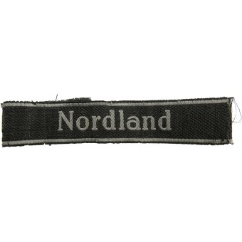 Waffen SS, mansetin otsikko Nordland Bevo Wuppertal. Espenlaub militaria