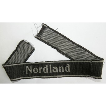 Waffen SS, манжетная лента  Nordland  BeVo Вупперталь. Espenlaub militaria