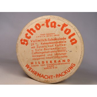 Caja de chocolate para la Wehrmacht. Scho-ka-kola. Wehrmacht Packung 2./41. Espenlaub militaria