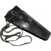 WW2 Saksan musta nahkainen K98/StG -44 kranaatinheitinlaukaisimen pussi - Gewehrgranatgerät