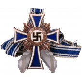 Крест германской матери в бронзе с подписью Адольфа Гитлера на реверсе
