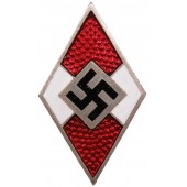 Hitler Youth Member badge. M 1/52 RZM - Deschler. Mint