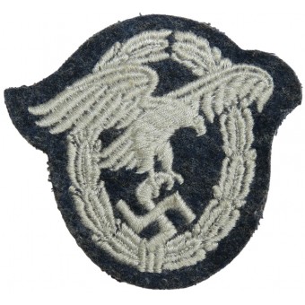 Luftwaffe Beobachterabzeichen. Woven type for Fliegerbluse. Espenlaub militaria