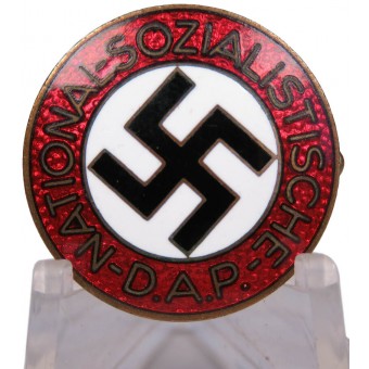 N.S.D.A.P Member badge. RZM M1 / 157-Phillip Turks Witwe. Espenlaub militaria