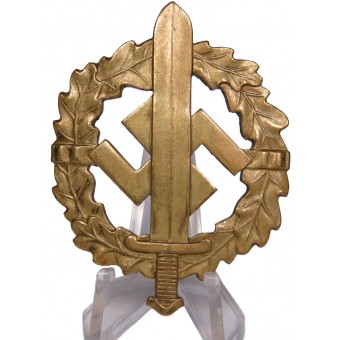 SA-Wehrabzeichen in Bronze. Buntmetal, non-magnetic, Bonner Kunstabz. Bedarf Bonn. Espenlaub militaria