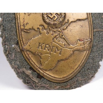 Sköld för Krimkampanjen Krim 1941-42. Karl Wurster K.G.. Espenlaub militaria