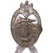 Distintivo d'assalto per carri armati. Adolf Scholze. Grado d'argento
