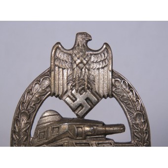 Tank assault badge. Adolf Scholze. Silver grade. Espenlaub militaria