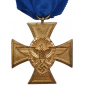 Croce per la fedeltà al servizio nella polizia del Terzo Reich - 25 anni di servizio