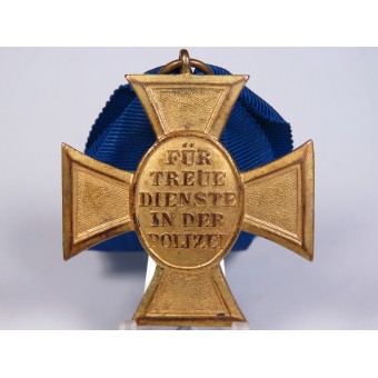 Cruz para el servicio leal en la Policía del Tercer Reich - 25 años de servicio.. Espenlaub militaria