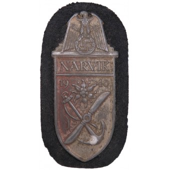 Narvik-Schild für die Kriegsmarine. Espenlaub militaria