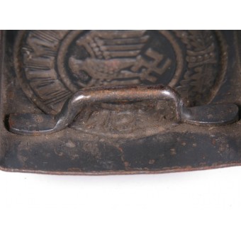 La cintura di combattimento di Wehrmacht con la fibbia in acciaio. Espenlaub militaria