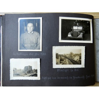 4a Divisione di polizia delle SS, Hans Wendt Album con 71 foto. Espenlaub militaria