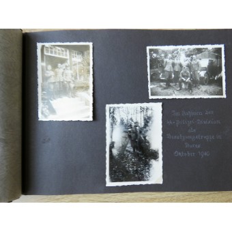 4a Divisione di polizia delle SS, Hans Wendt Album con 71 foto. Espenlaub militaria
