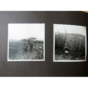 Álbum con 71 fotos de la 4ª División de Policía de las SS, Hans Wendt. Espenlaub militaria
