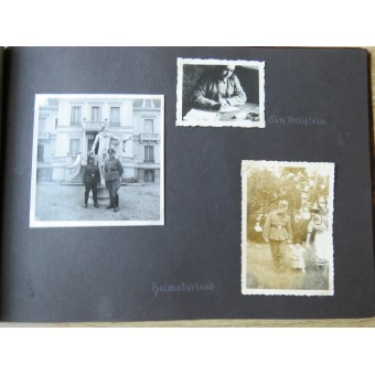 4ème division de police SS, Hans Wendt Album avec 71 photos. Espenlaub militaria