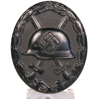 Чёрная степень знака  За ранение 1939 LDO L/21 Förster & Barth. Espenlaub militaria