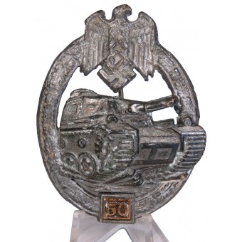 Badge voor 50 tankaanvallen door Gustav Bremer. Espenlaub militaria