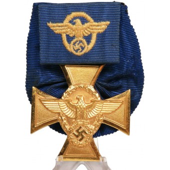 Cross per un servizio fedele nella polizia del Terzo Reich su un bar. Espenlaub militaria
