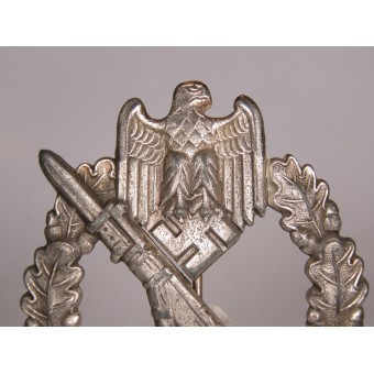 Insignia de asalto de infantería, Richard Simm y Sohne (RSS). Semi hueco. Espenlaub militaria