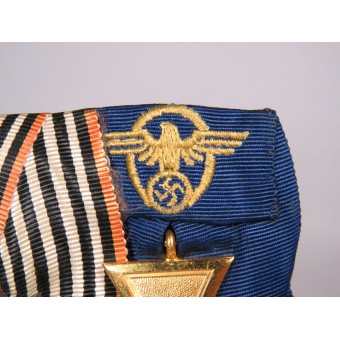 Medal bar of a police officer, Veteran of the WW1. Espenlaub militaria