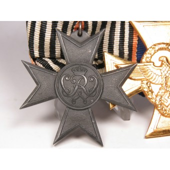 Medal Bar di un ufficiale di polizia, veterano della seconda guerra mondiale. Espenlaub militaria