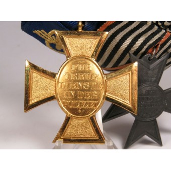 Médaille dun officier de police, vétéran de la Seconde Guerre mondiale. Espenlaub militaria