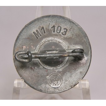 Членский знак N.S.D.A.P- M 1/103 RZM цинк после 1941 года. Espenlaub militaria