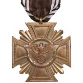 NSDAP Dienstauszeichnung en bronze 3. Stufe. Croix d'ancienneté de la N.S.D.A.P.