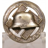 Distintivo di adesione N.S.D.F.B.St Stahlhelm