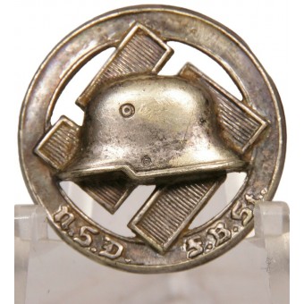 N.S.D.F.B.St Stahlhelm Mitgliedschaftsabzeichen. Espenlaub militaria